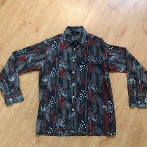 Men’s Donegal button up shirt Size Medium